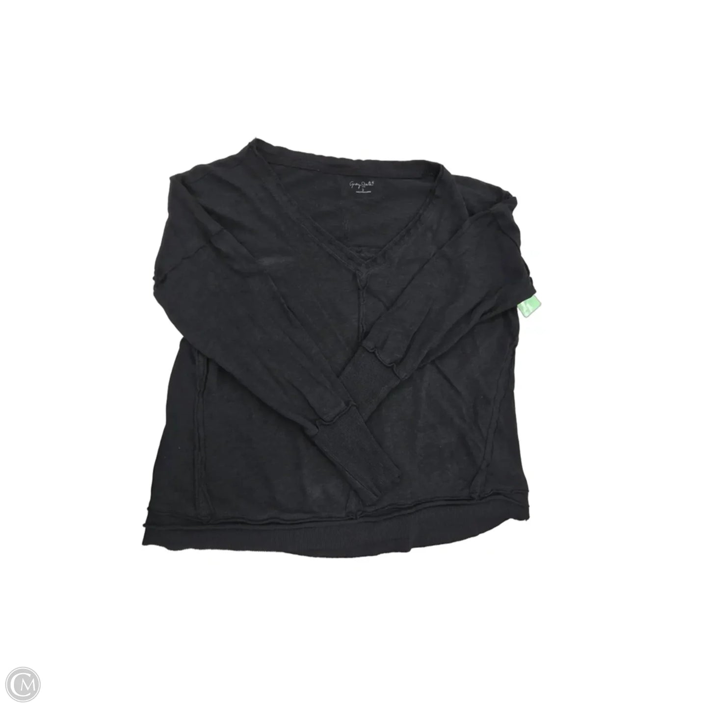 Top Long Sleeve By Grey State In Black, Size: Xs