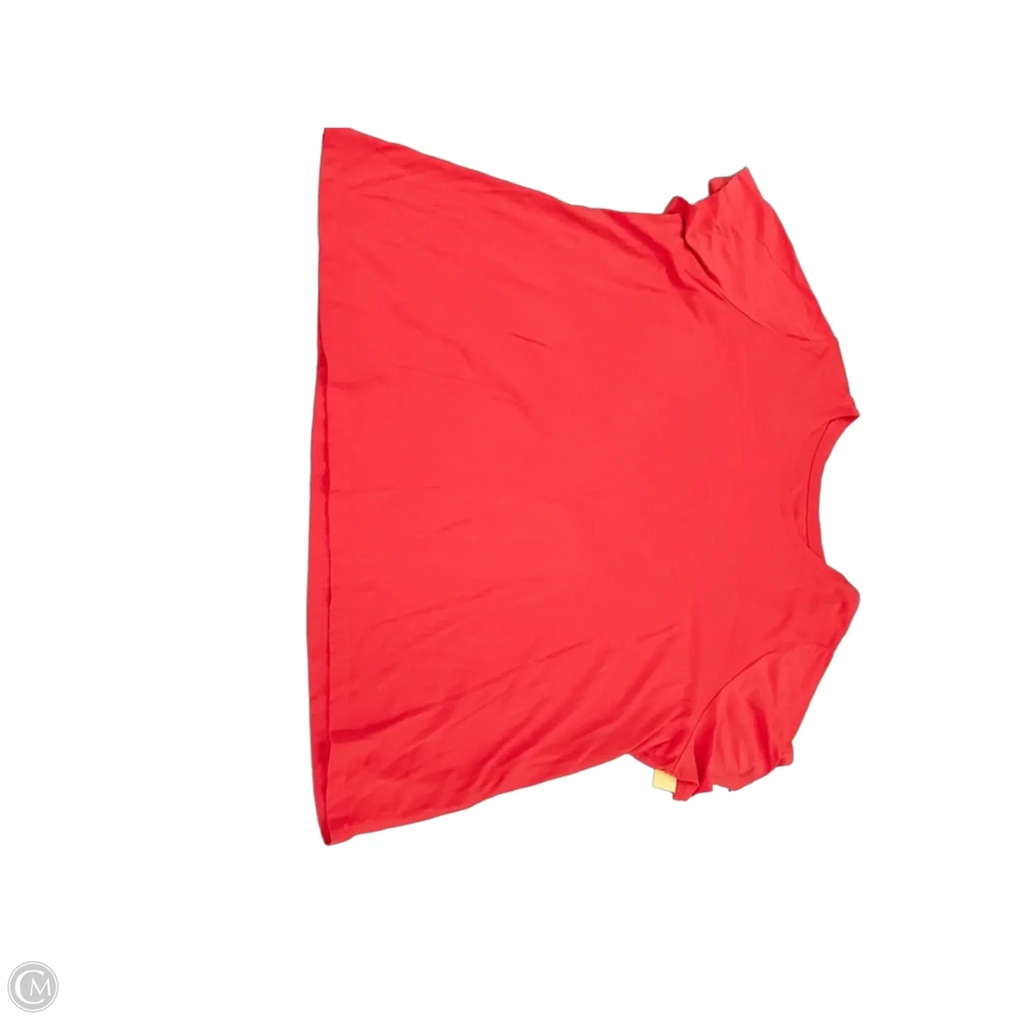 Top Short Sleeve By Cj Banks In Red, Size: 3x