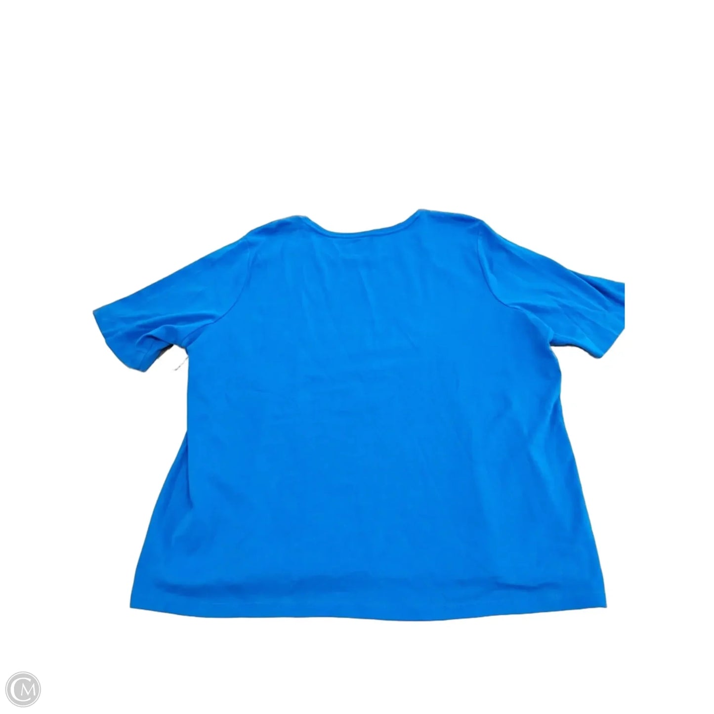 Top Short Sleeve By L.l. Bean In Blue, Size: 3x