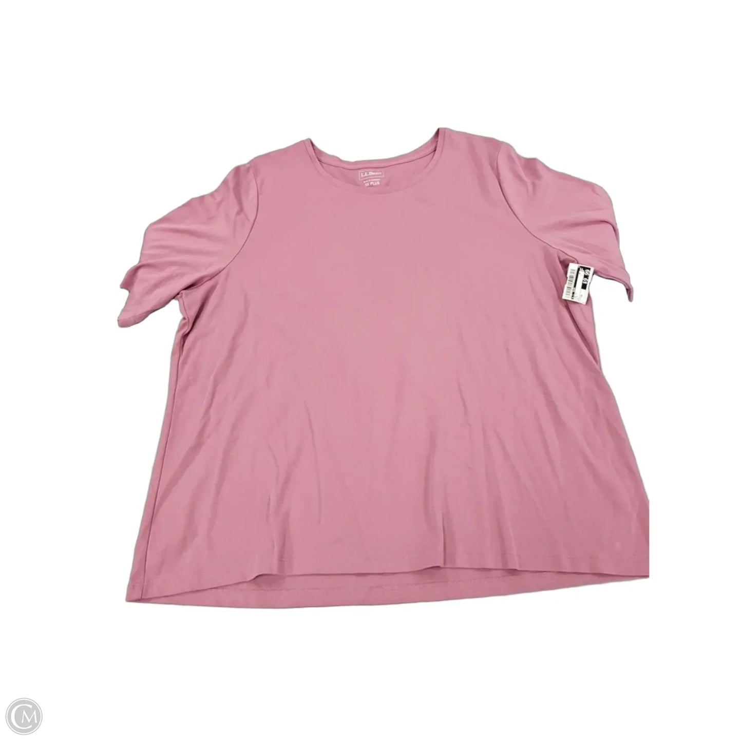 Top Short Sleeve By L.l. Bean In Pink, Size: 3x