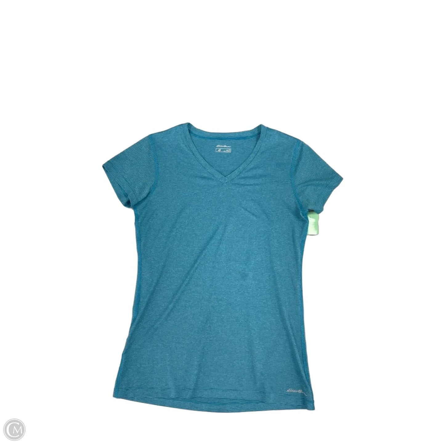 Athletic Top Short Sleeve By Eddie Bauer In Blue, Size: S