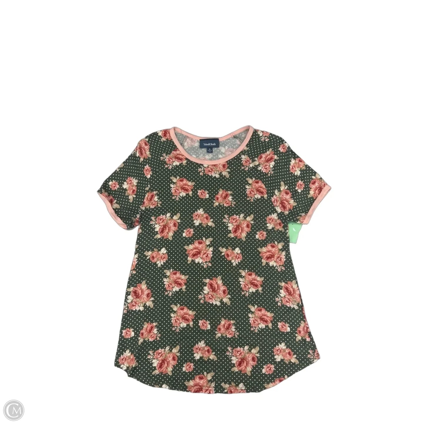Top Short Sleeve By Modcloth In Green, Size: S