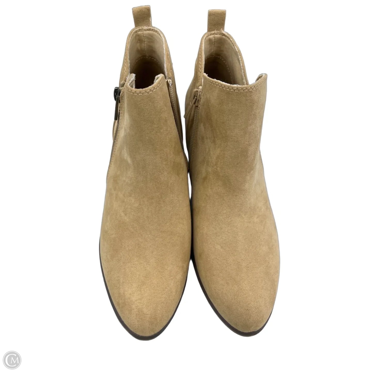 Boots Ankle Heels By Esprit In Tan, Size: 8