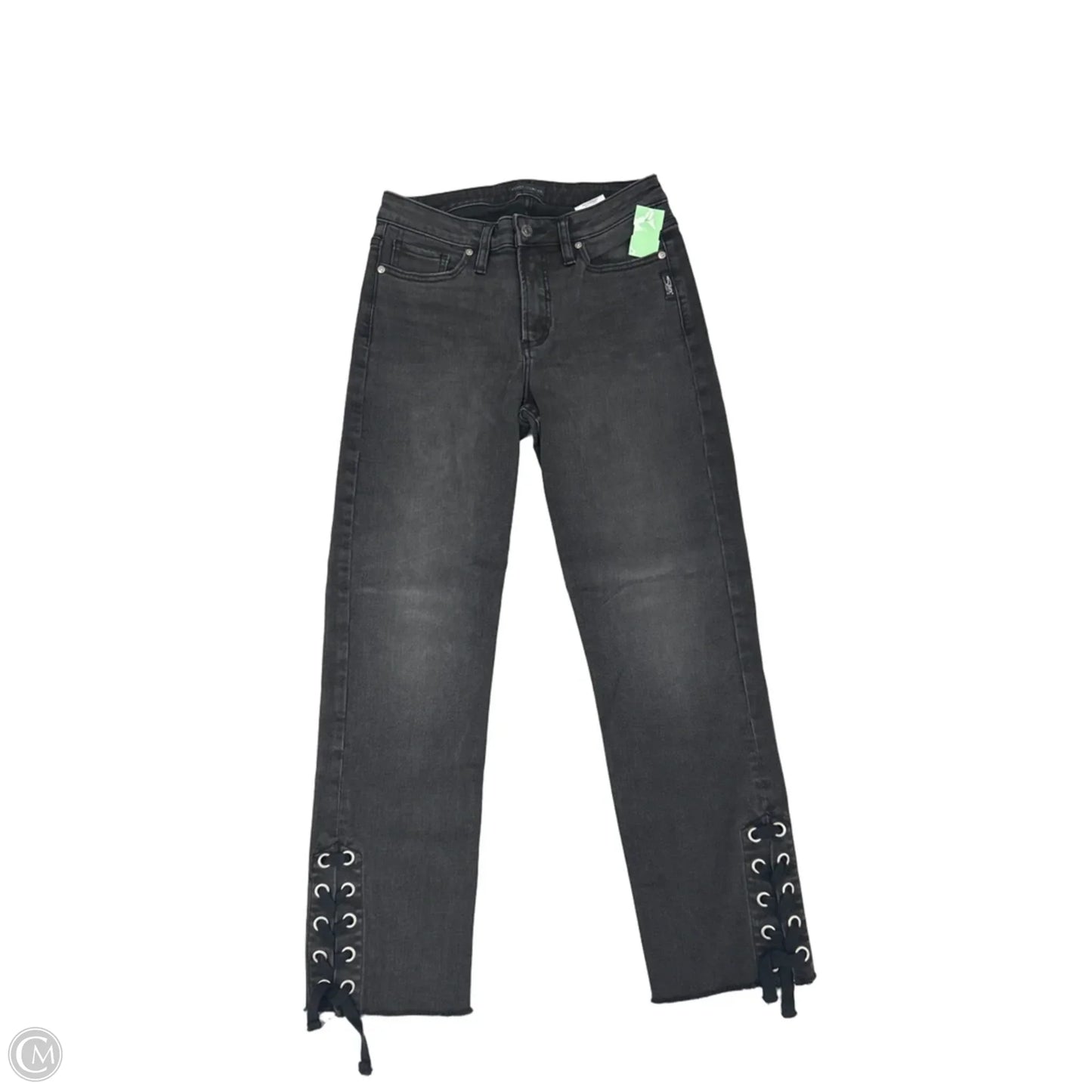 Jeans Straight By Silver In Black, Size: 8