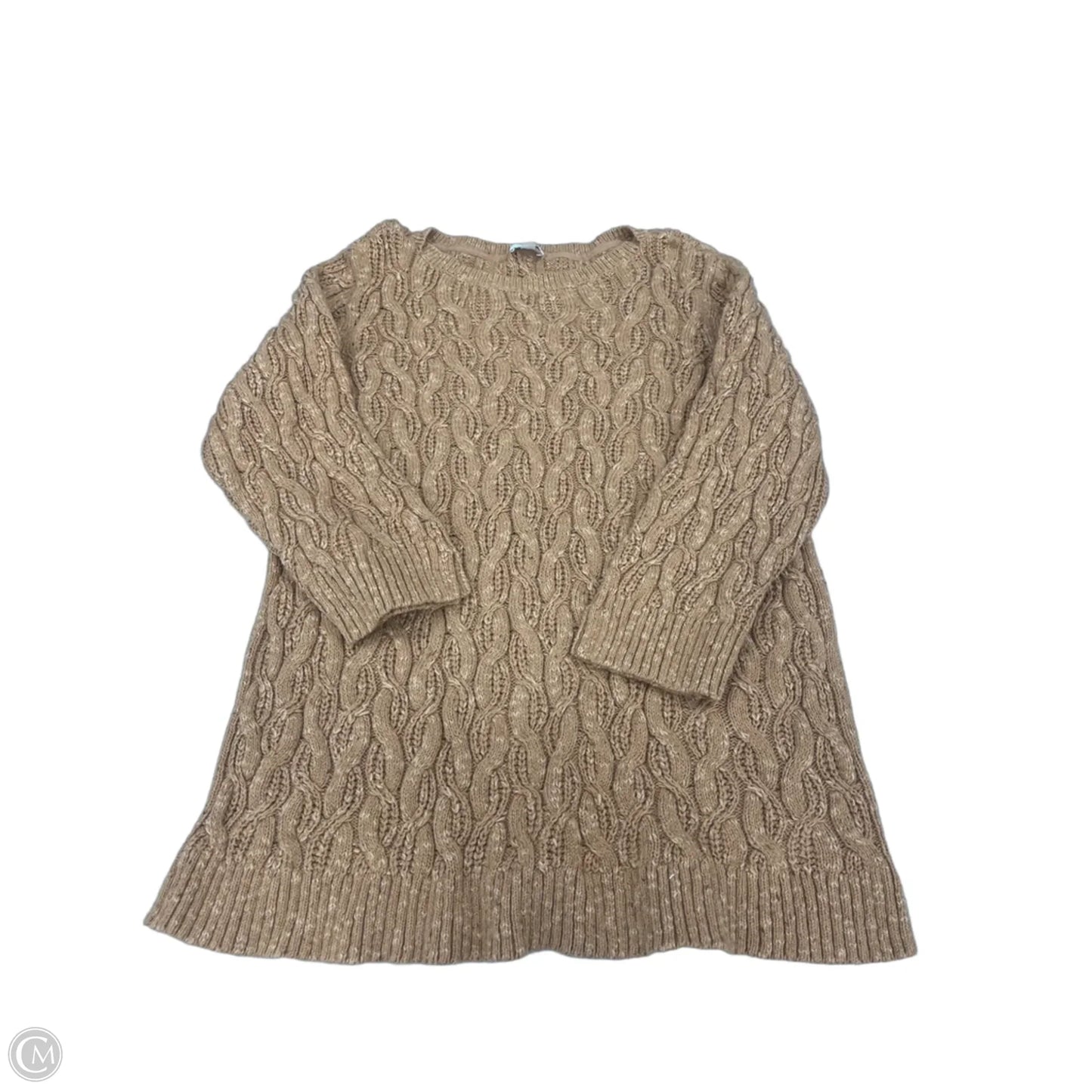 Sweater By J. Jill In Tan, Size: 2x