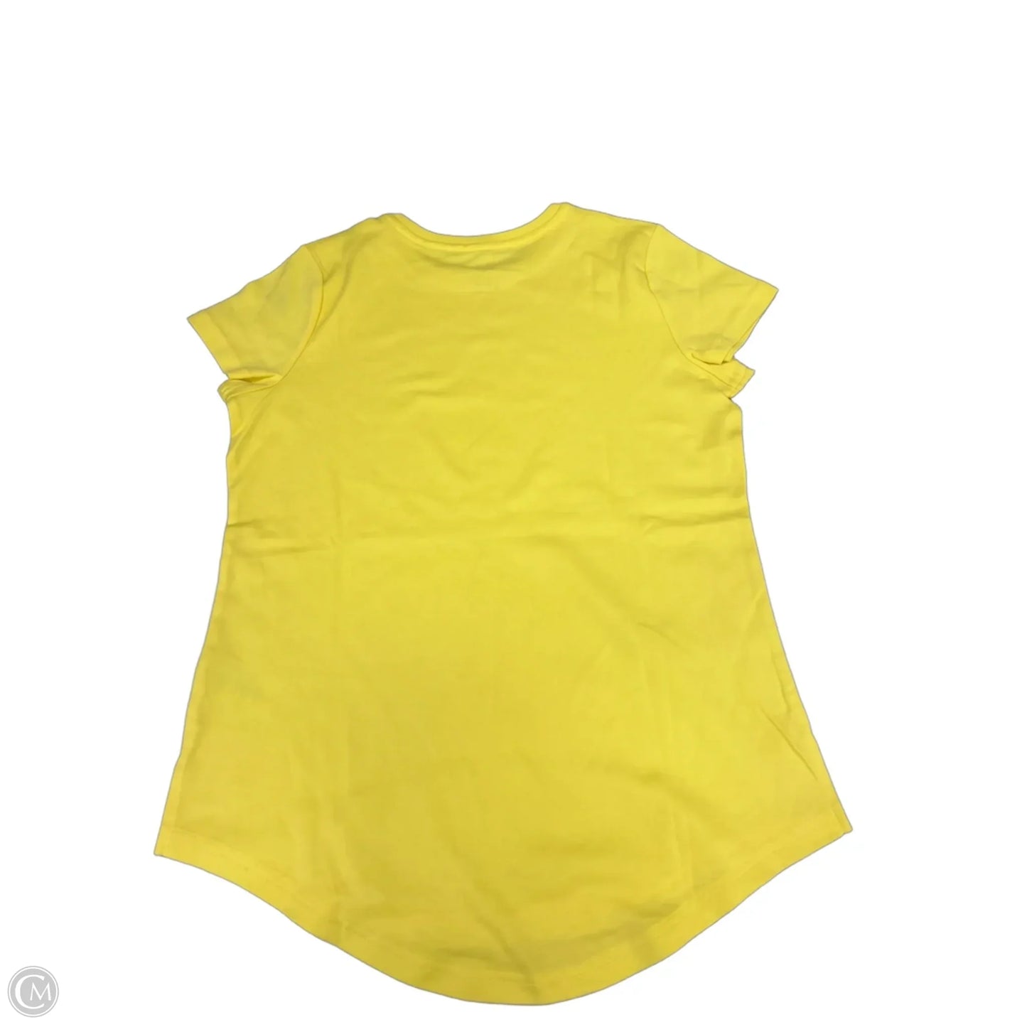 Top Short Sleeve By Isaac Mizrahi Live Qvc In Yellow, Size: M