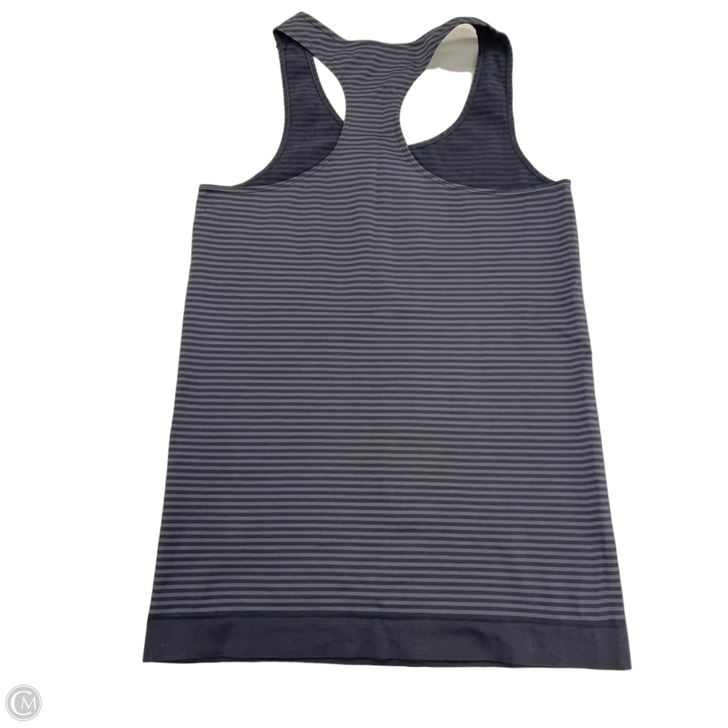 Athletic Tank Top By Under Armour In Black & Grey, Size: M