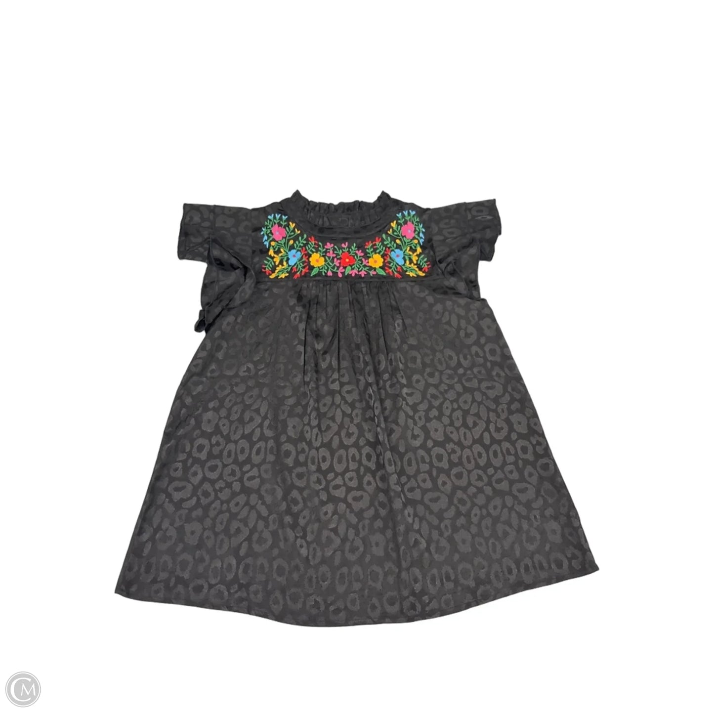 Top Short Sleeve By Jodifl In Black, Size: M