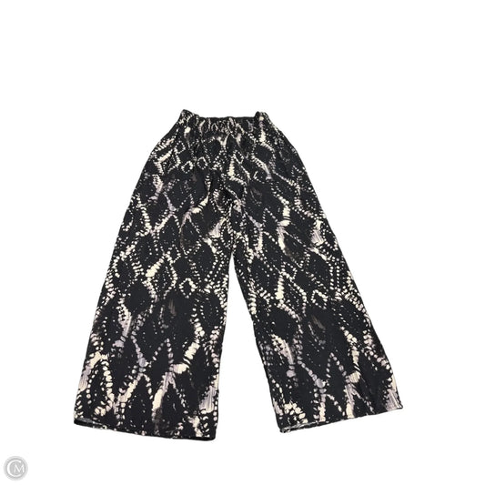 Pants Lounge By Simply Vera In Black & Cream, Size: M