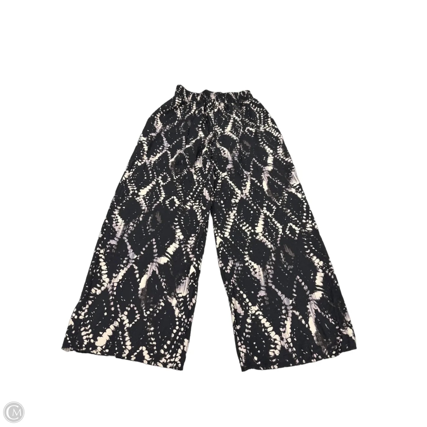 Pants Lounge By Simply Vera In Black & Cream, Size: M