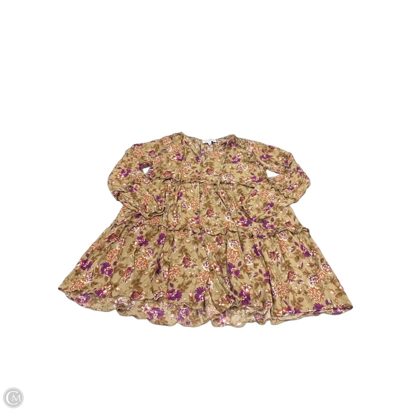 Dress Casual Short By Cme In Floral Print, Size: S