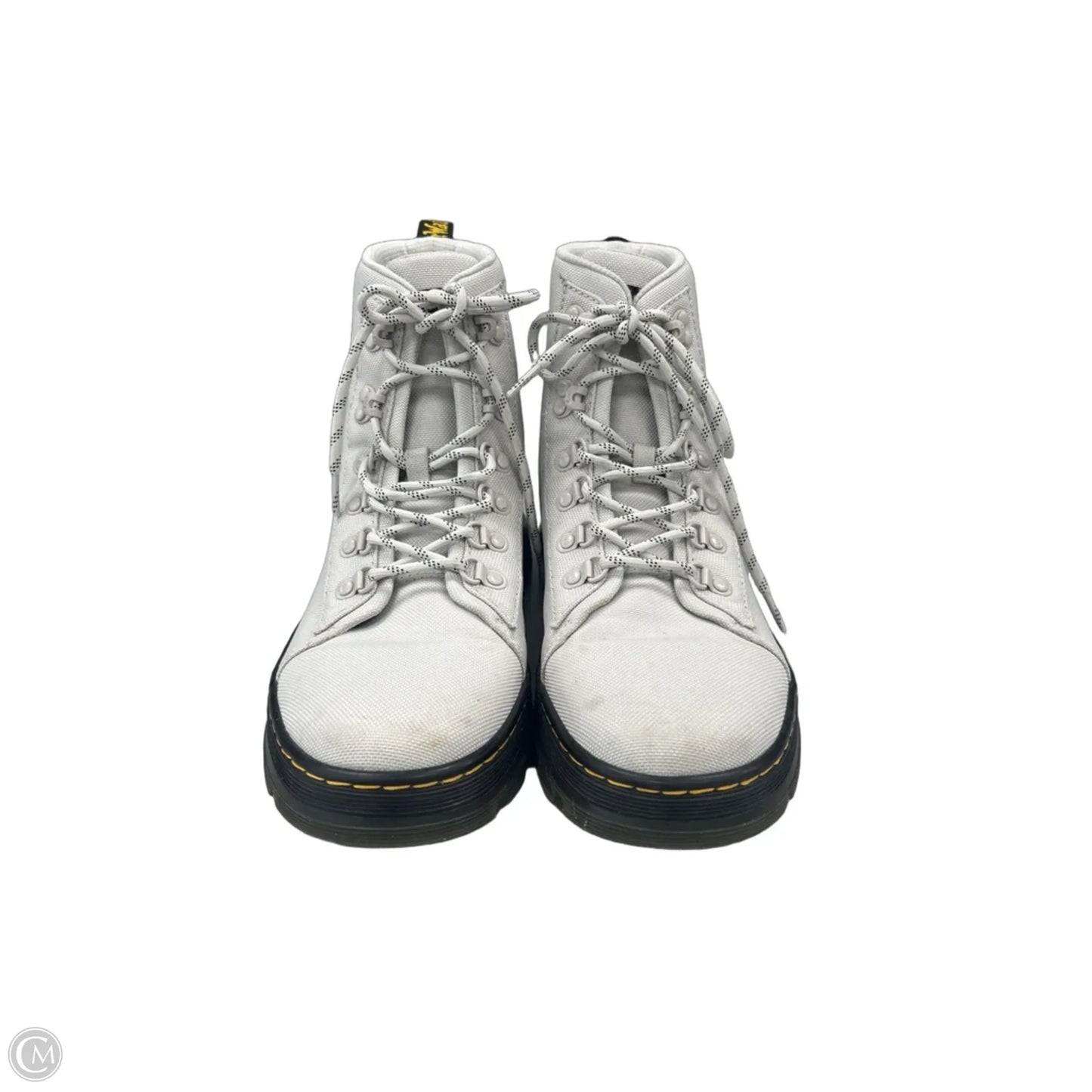 Boots Ankle Flats By Dr Martens In Grey, Size: 10