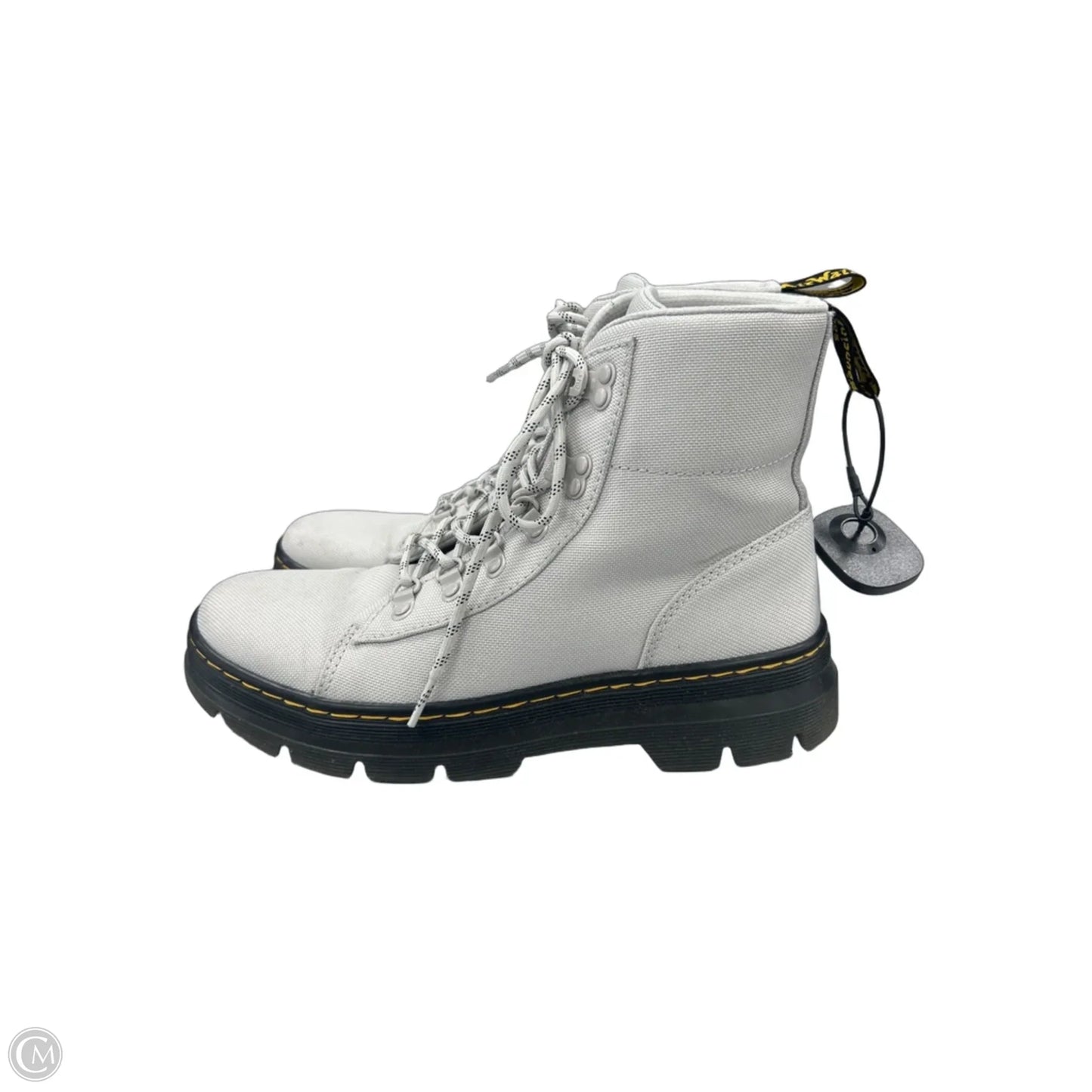 Boots Ankle Flats By Dr Martens In Grey, Size: 10