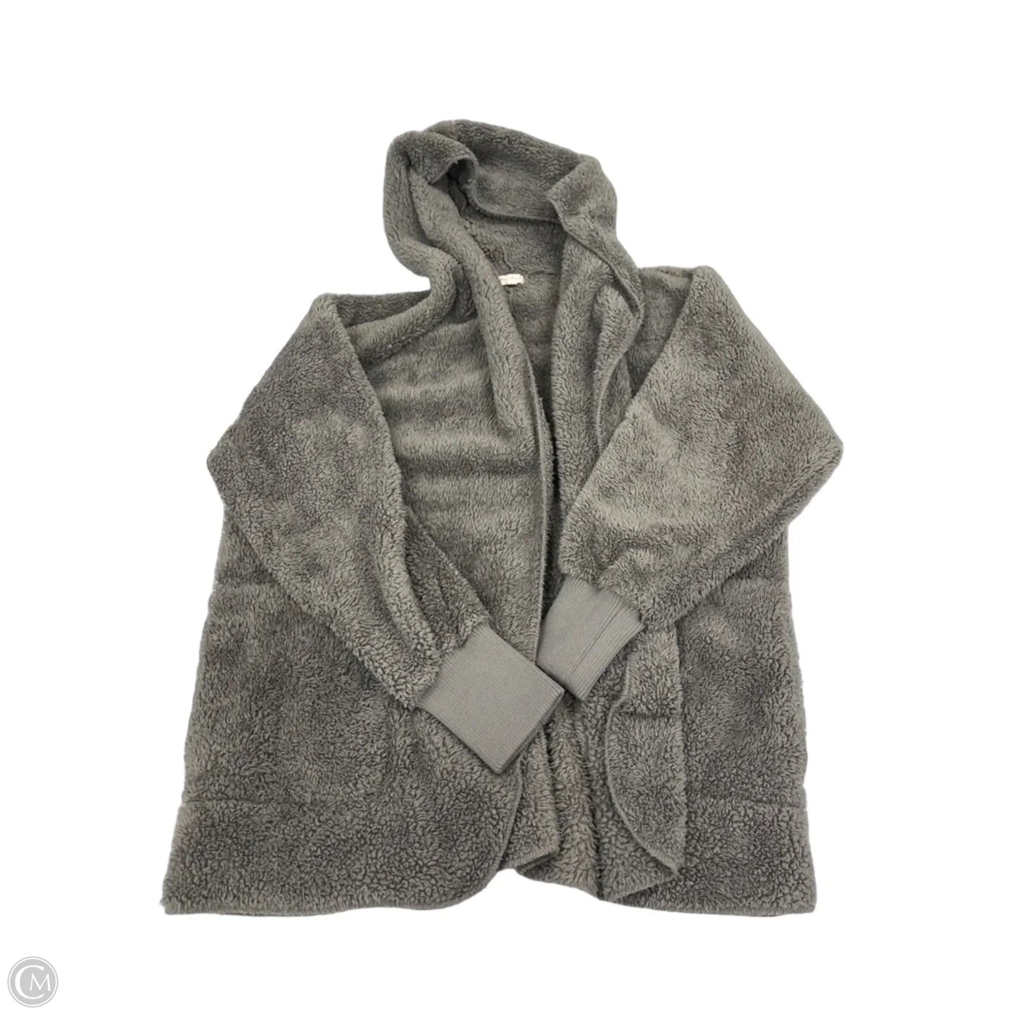 Cardigan By Hem & Thread In Grey, Size: Onesize