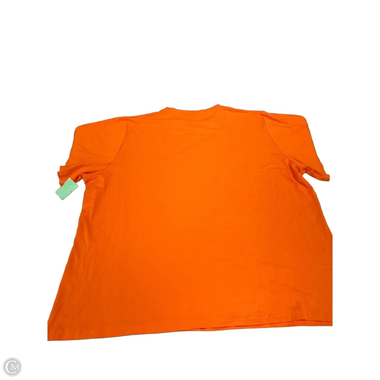 Top Short Sleeve By Cmf In Orange, Size: 2x