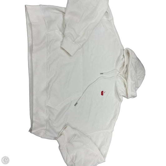 Sweatshirt Hoodie By Aerie In White, Size: L