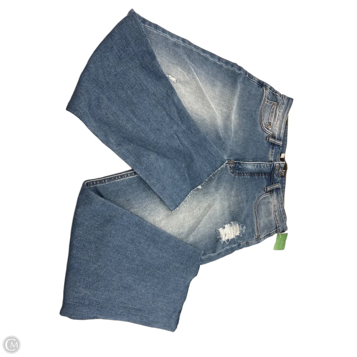 Jeans Cropped By Kut In Blue Denim, Size: 8