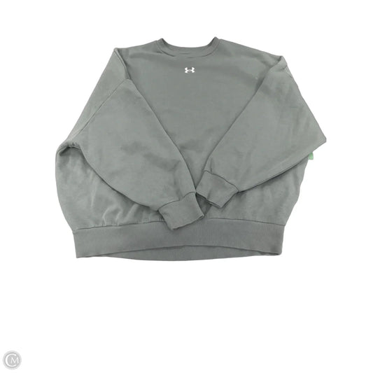Sweatshirt Crewneck By Under Armour In Green, Size: L