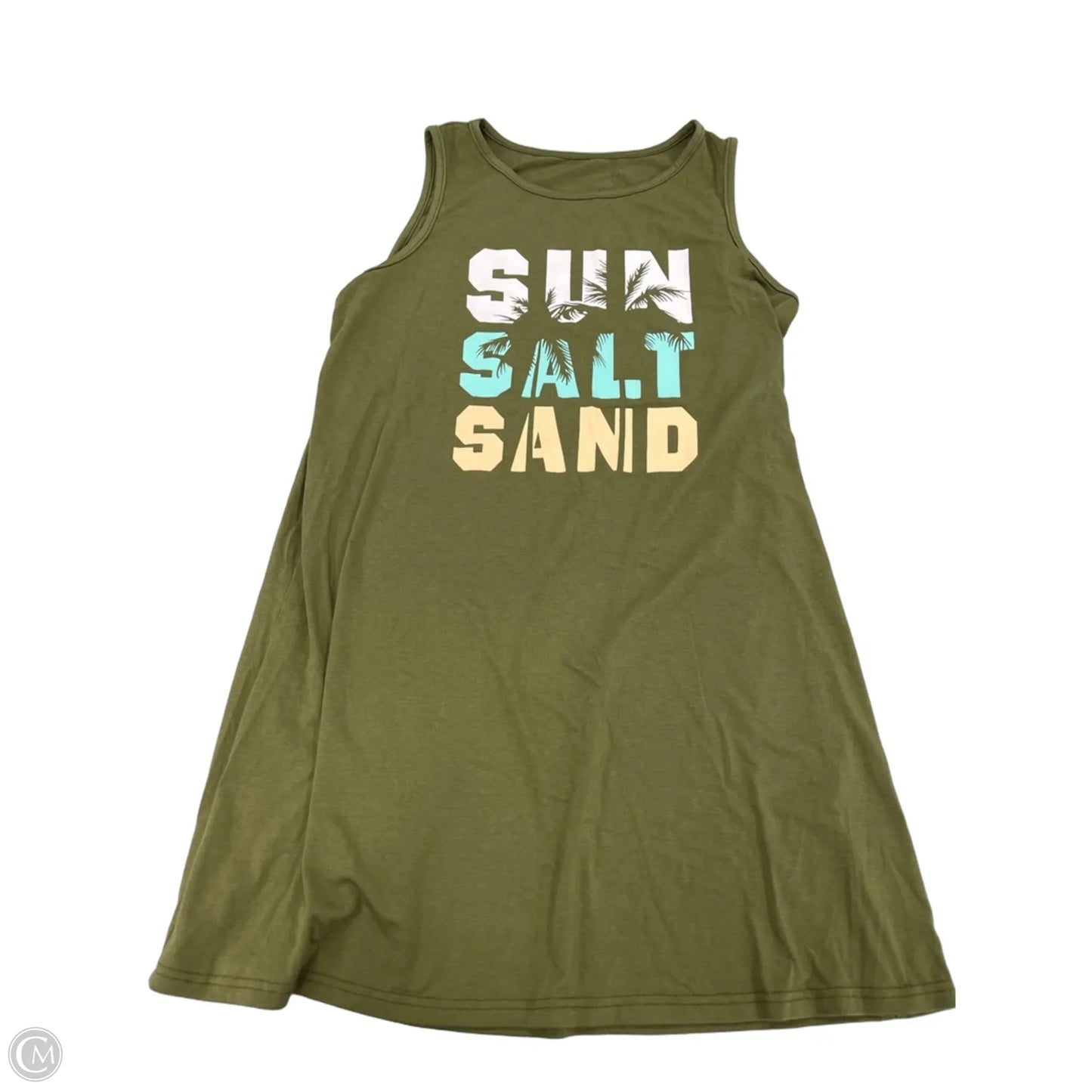 Dress Casual Short By Cmf In Green, Size: L
