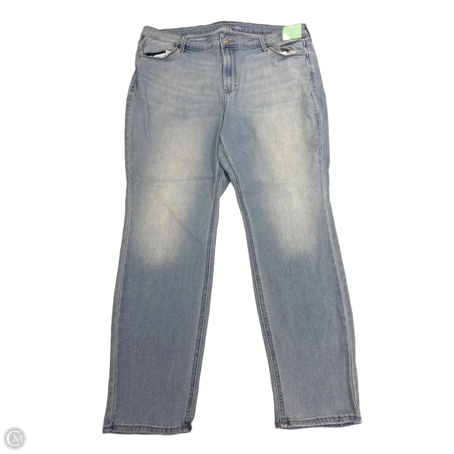 Jeans Straight By Old Navy In Blue Denim, Size: 18
