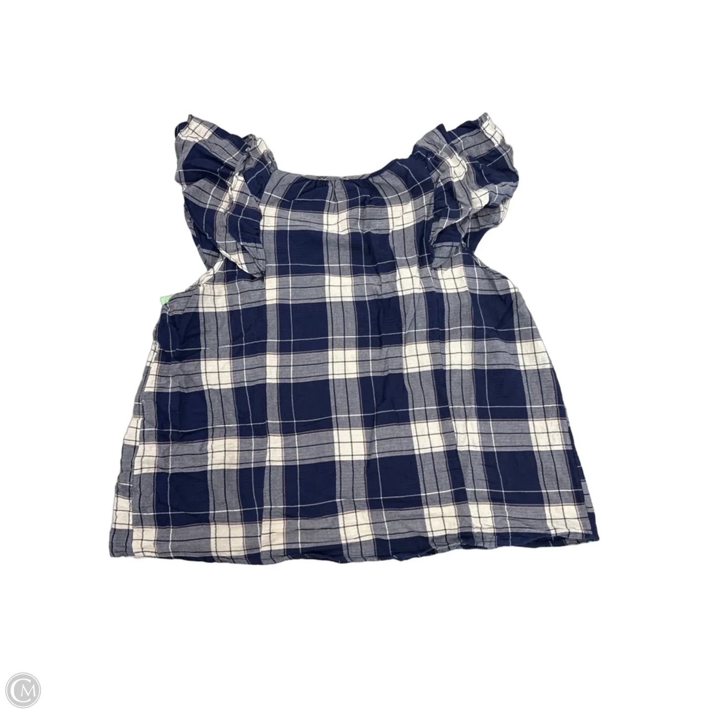 Top Short Sleeve By Torrid In Plaid Pattern, Size: 2x
