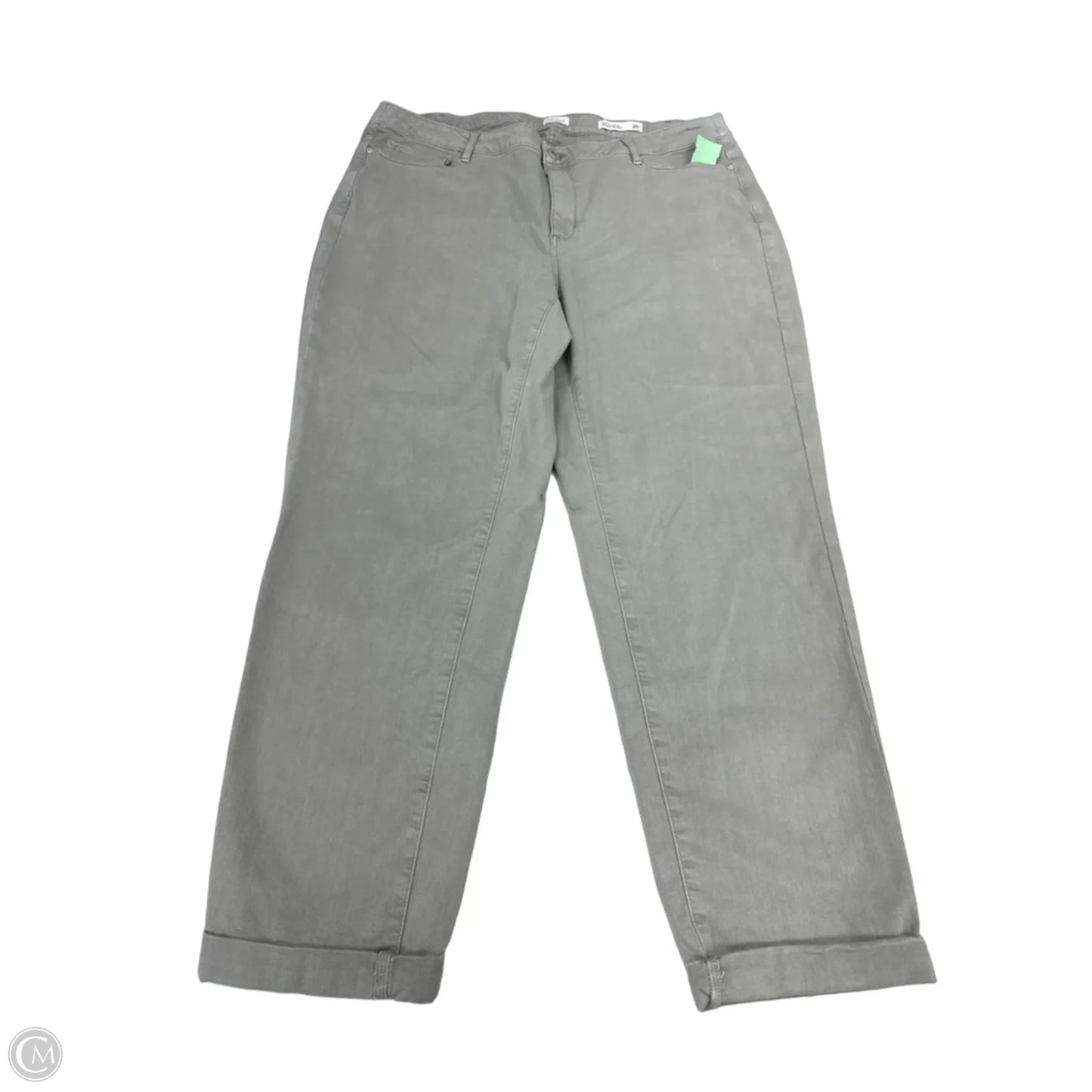 Jeans Boyfriend By J. Jill In Grey Denim, Size: 20