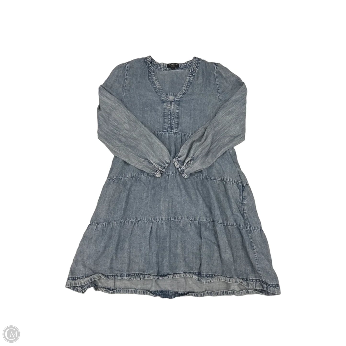 Dress Casual Short By Velvet Heart In Blue Denim, Size: S