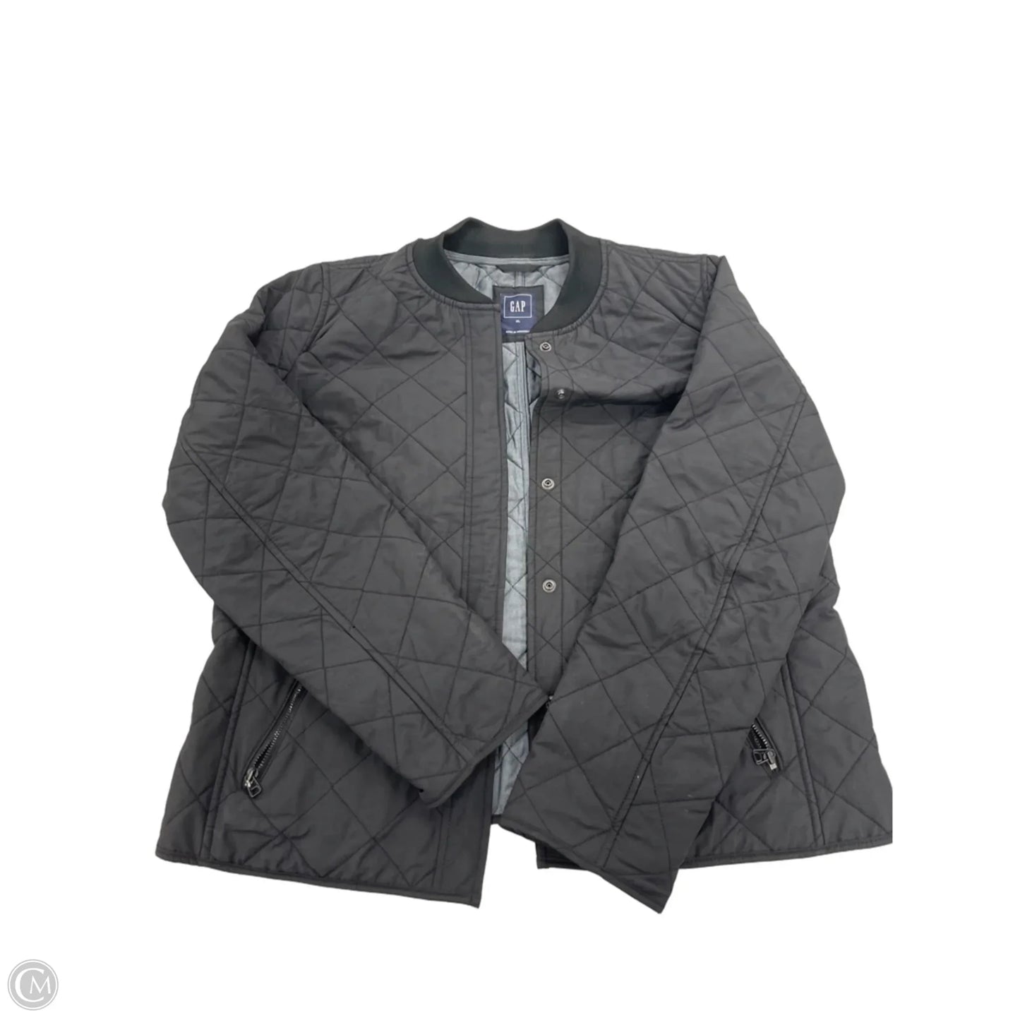 Jacket Puffer & Quilted By Gap In Black, Size: Xl
