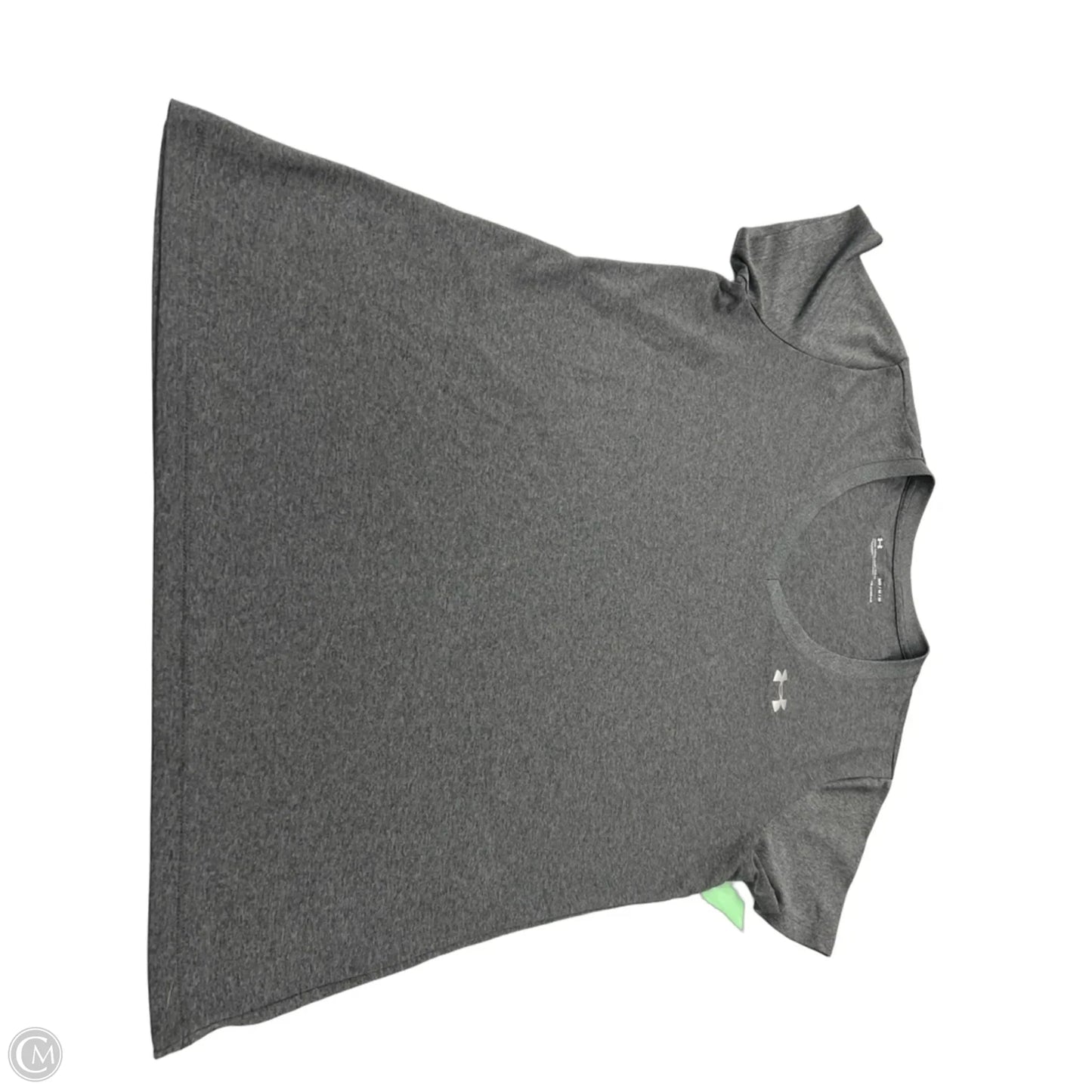 Top Long Sleeve By Under Armour In Grey, Size: M