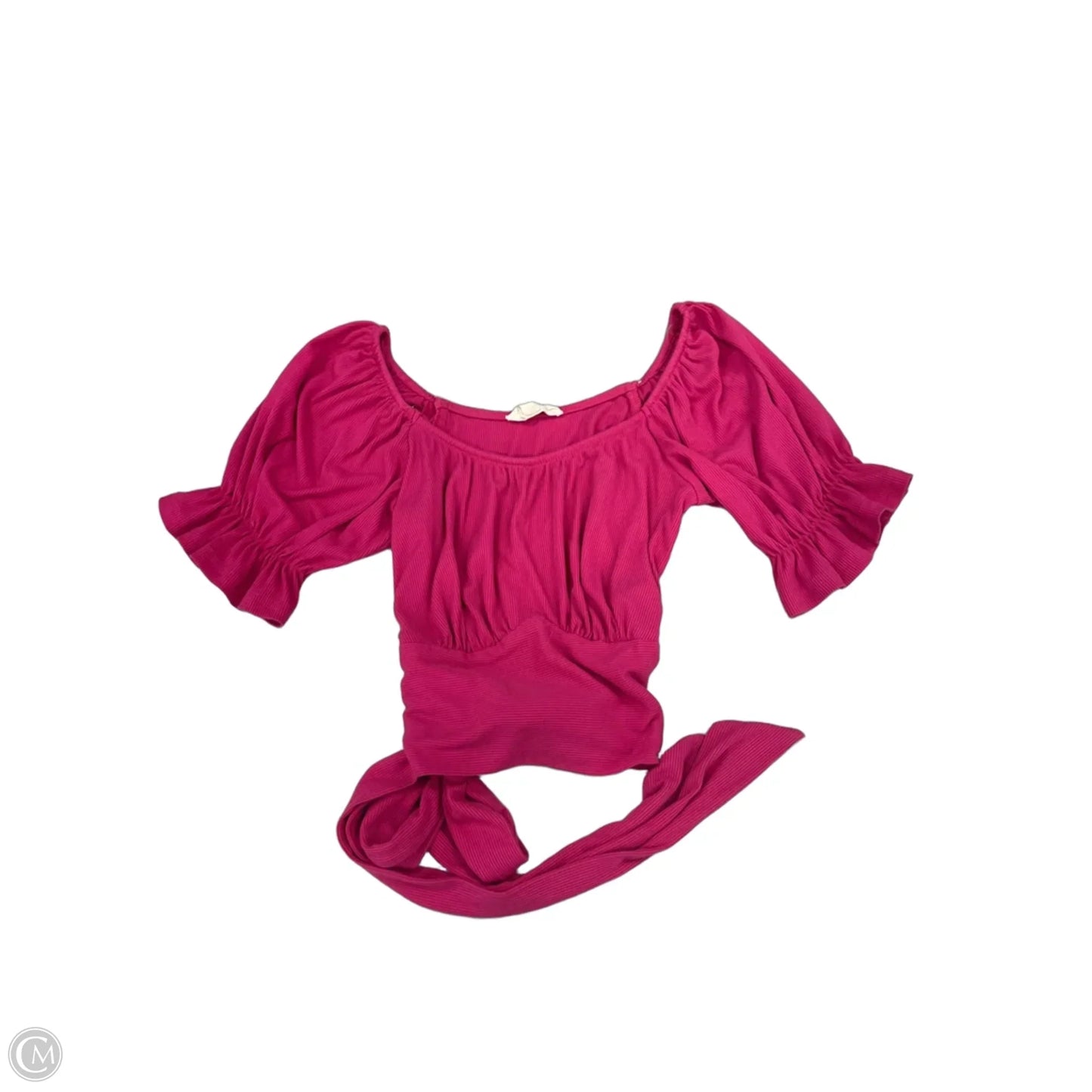 Top Short Sleeve By Listicle In Pink, Size: S