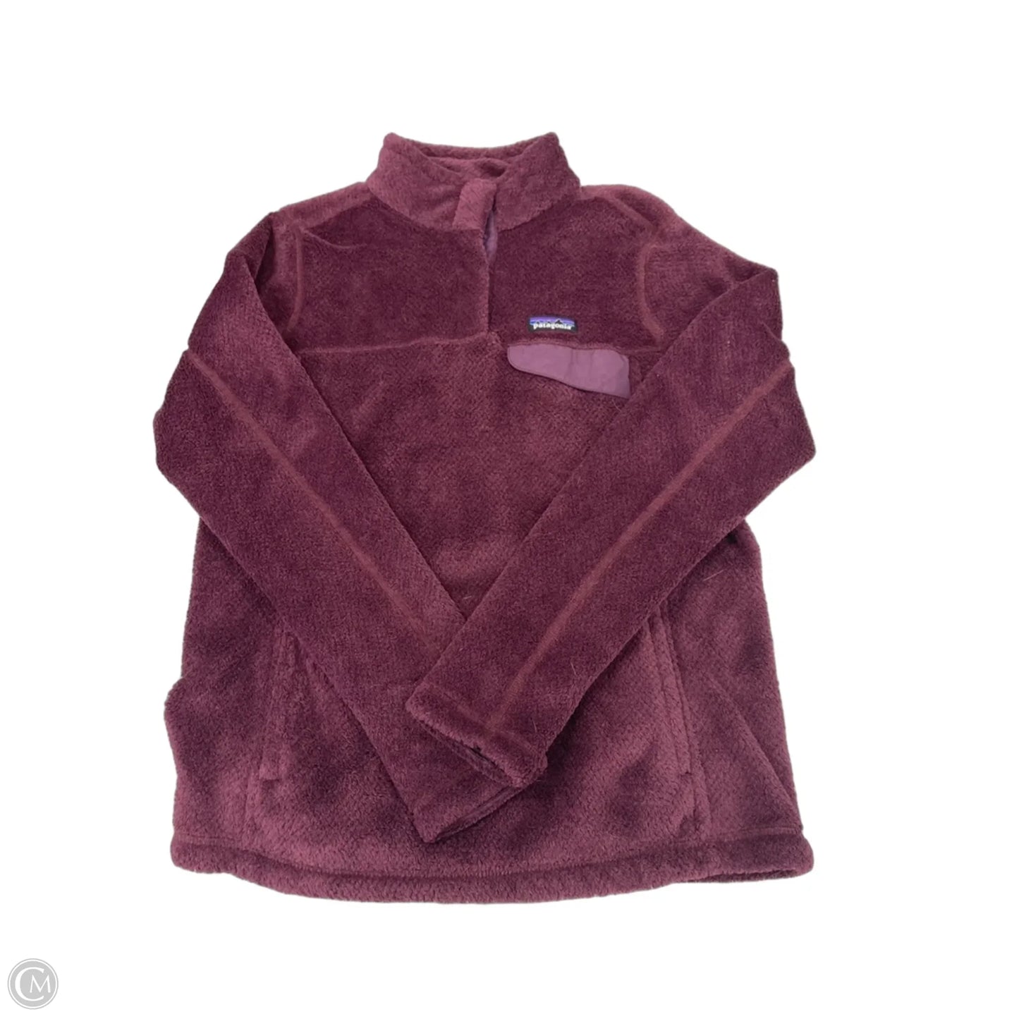 Jacket Fleece By Patagonia In Purple, Size: L