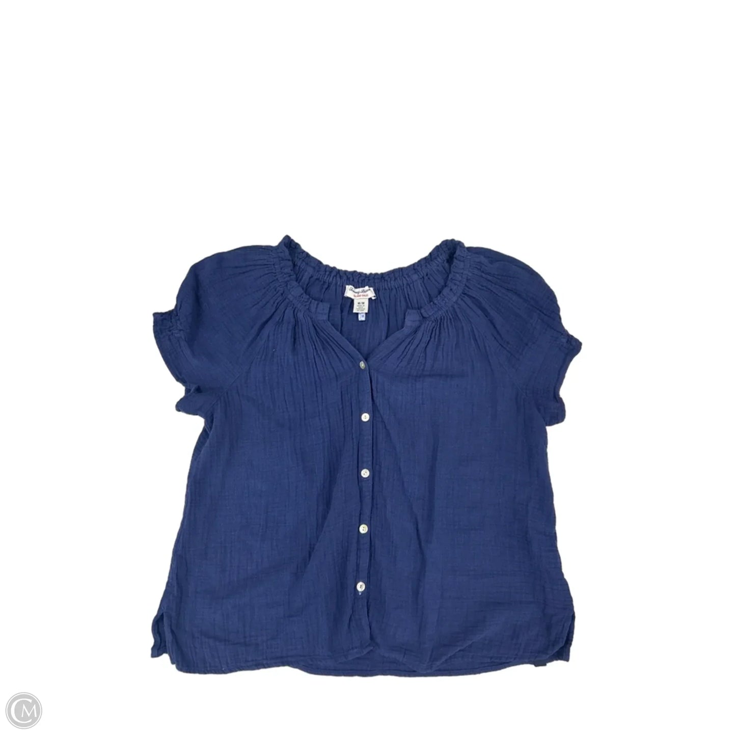 Top Short Sleeve By Tommy Bahama In Blue, Size: M