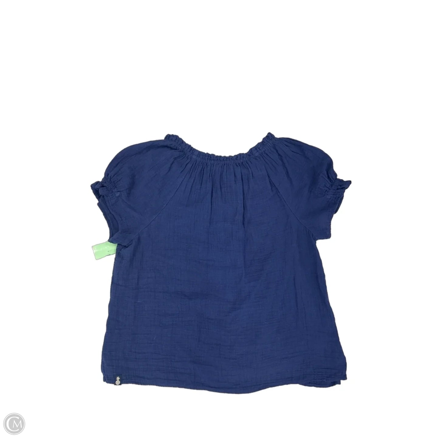 Top Short Sleeve By Tommy Bahama In Blue, Size: M