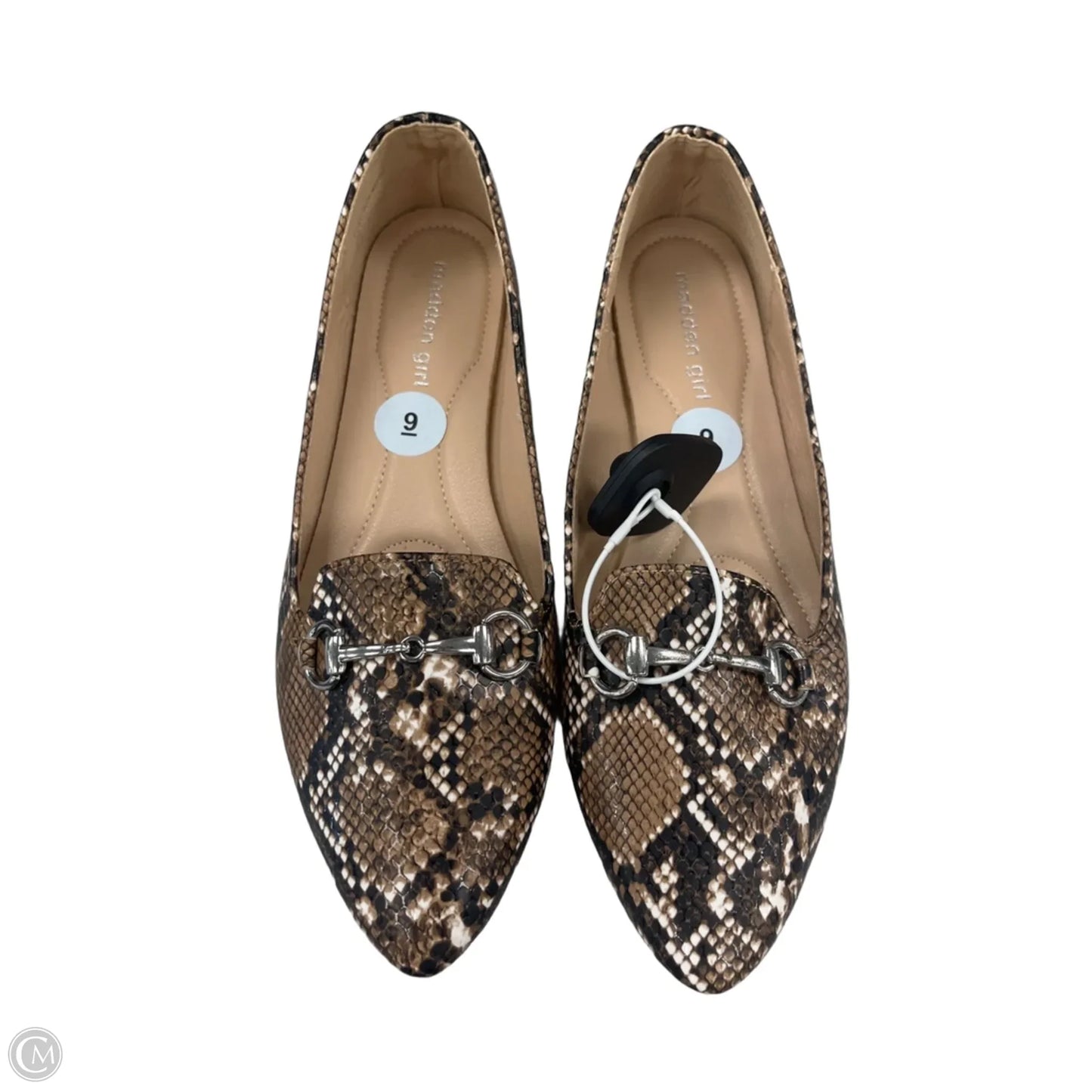 Shoes Flats By Madden Girl In Snakeskin Print, Size: 9