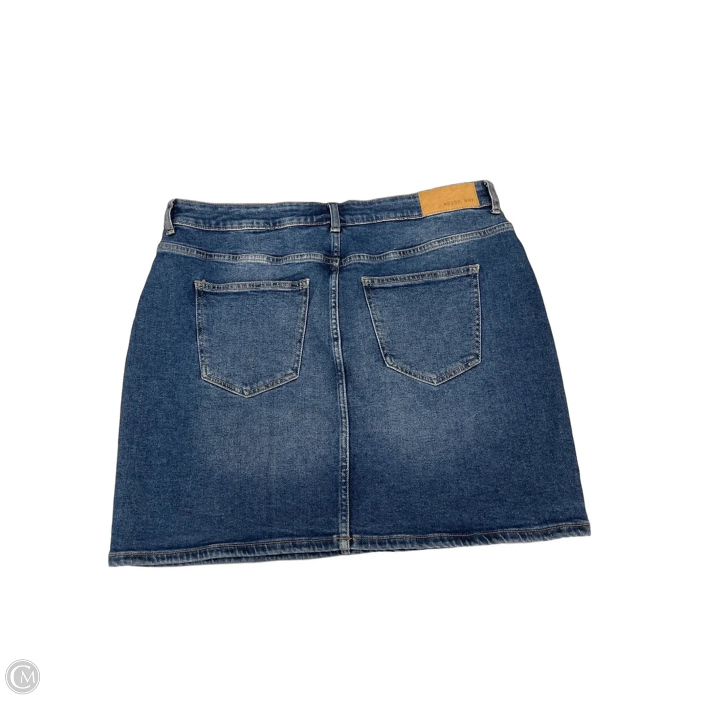 Skirt Mini & Short By Cme In Blue Denim, Size: 16