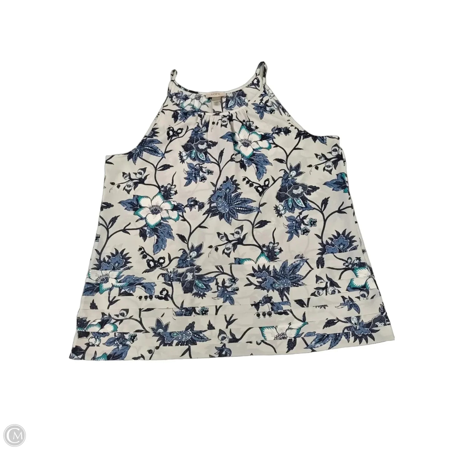 Tank Top By Loft In Floral Print, Size: L