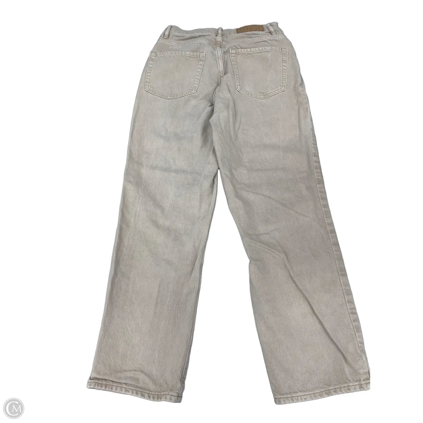 Jeans Straight By Pacsun In Cream Denim, Size: 2