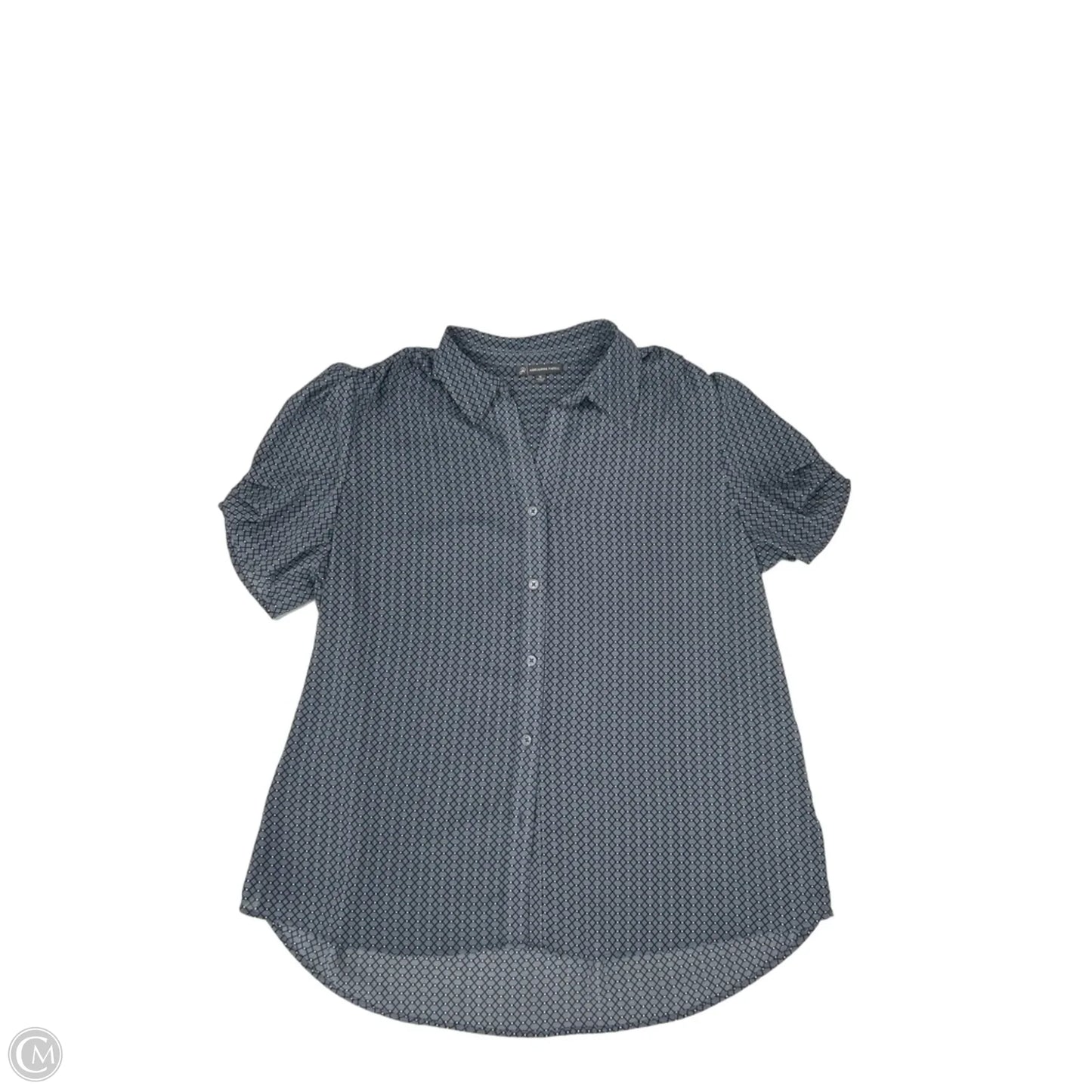 Top Short Sleeve By Adrianna Papell In Blue, Size: M