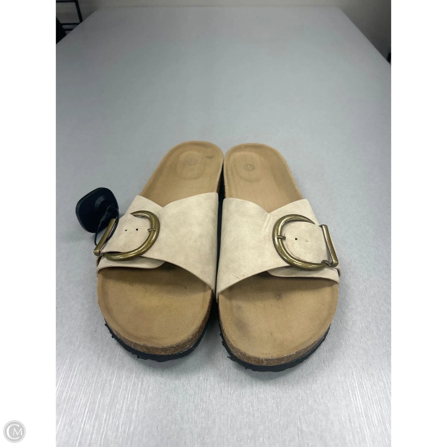 Sandals Flats By Cme In Cream, Size: 11