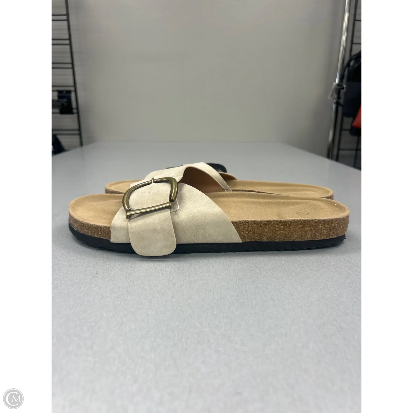 Sandals Flats By Cme In Cream, Size: 11