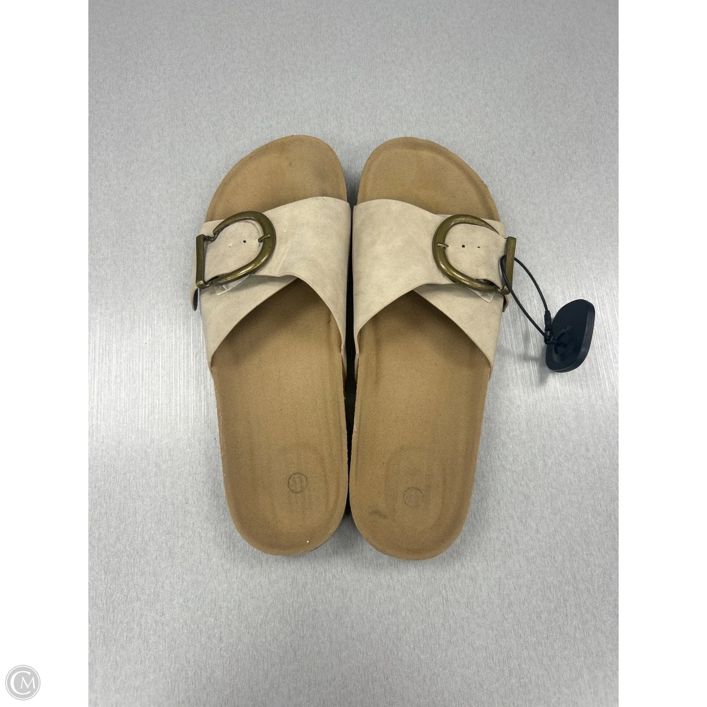 Sandals Flats By Cme In Cream, Size: 11