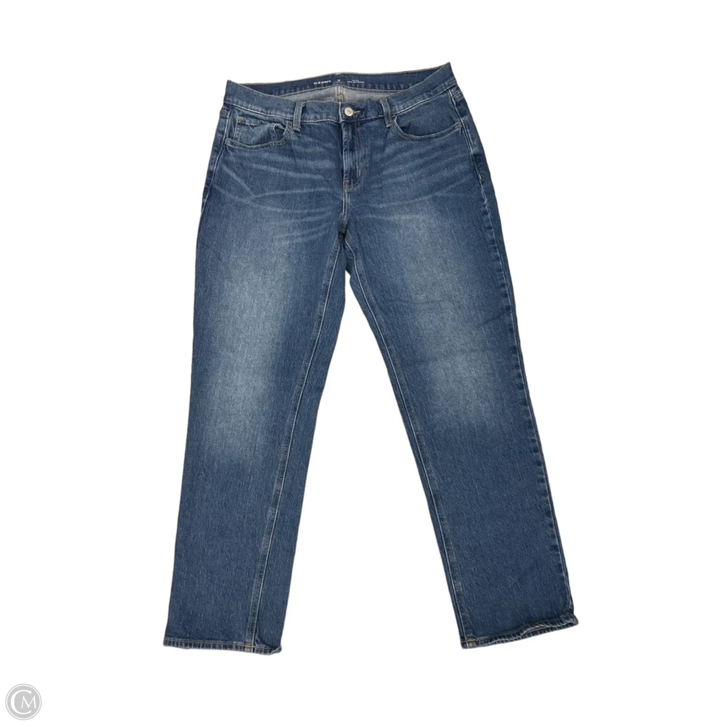 Jeans Boyfriend By Old Navy In Blue Denim, Size: 12