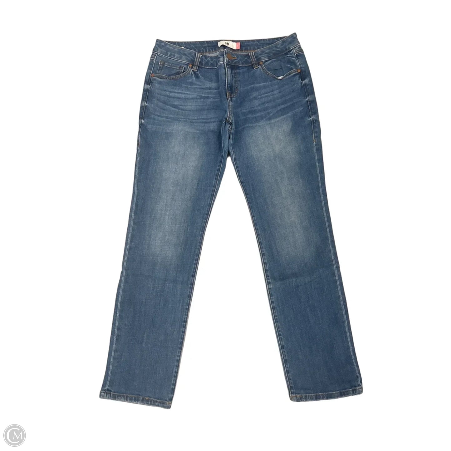 Jeans Boyfriend By Cabi In Blue Denim, Size: 10