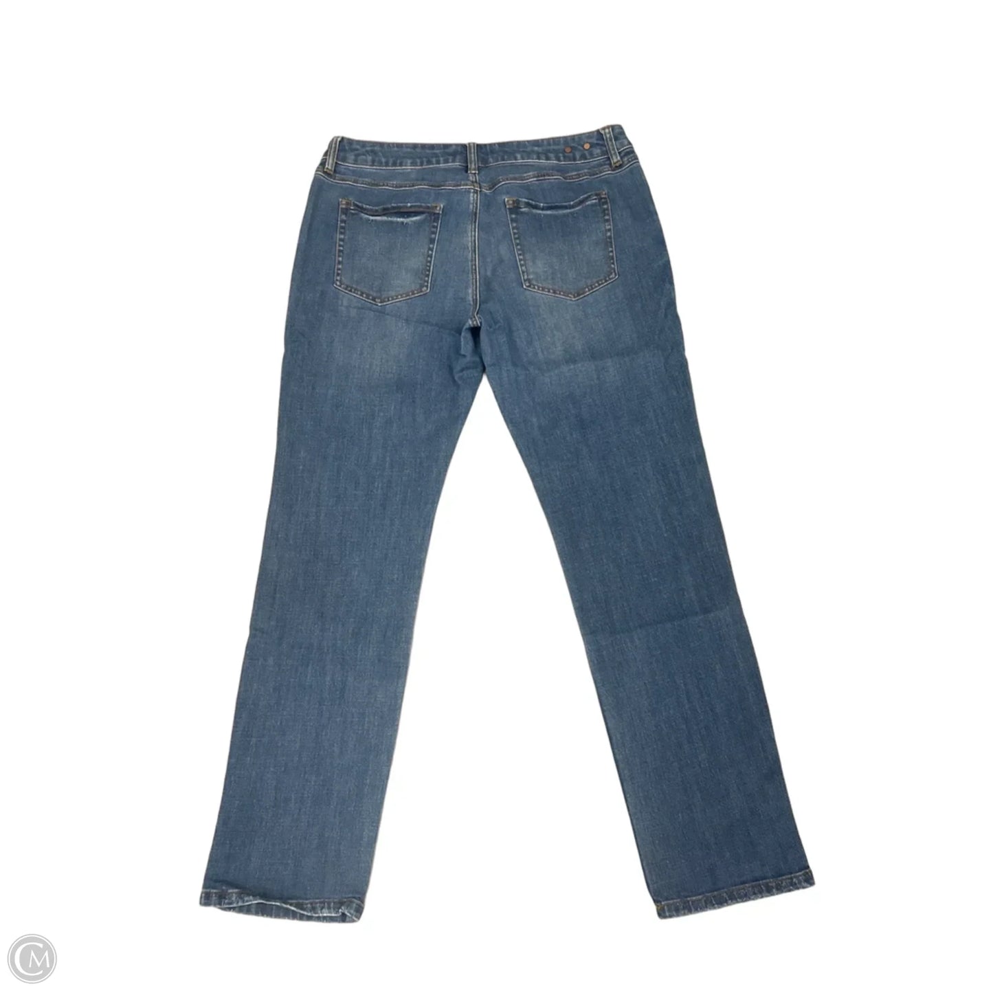 Jeans Boyfriend By Cabi In Blue Denim, Size: 10