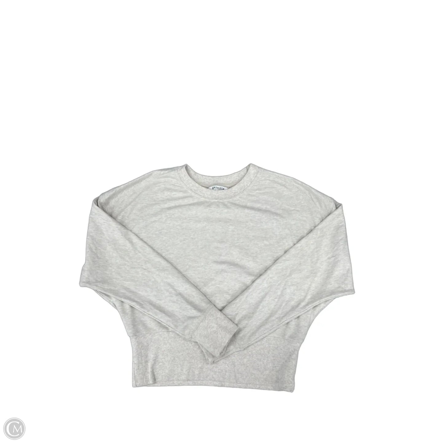 Sweatshirt Crewneck By Athleta In Beige, Size: M