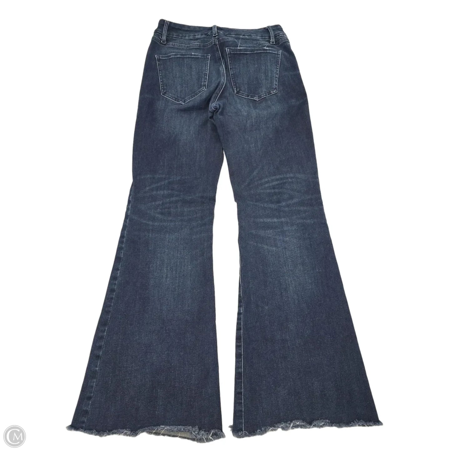 Jeans Flared By Express In Blue Denim, Size: 8