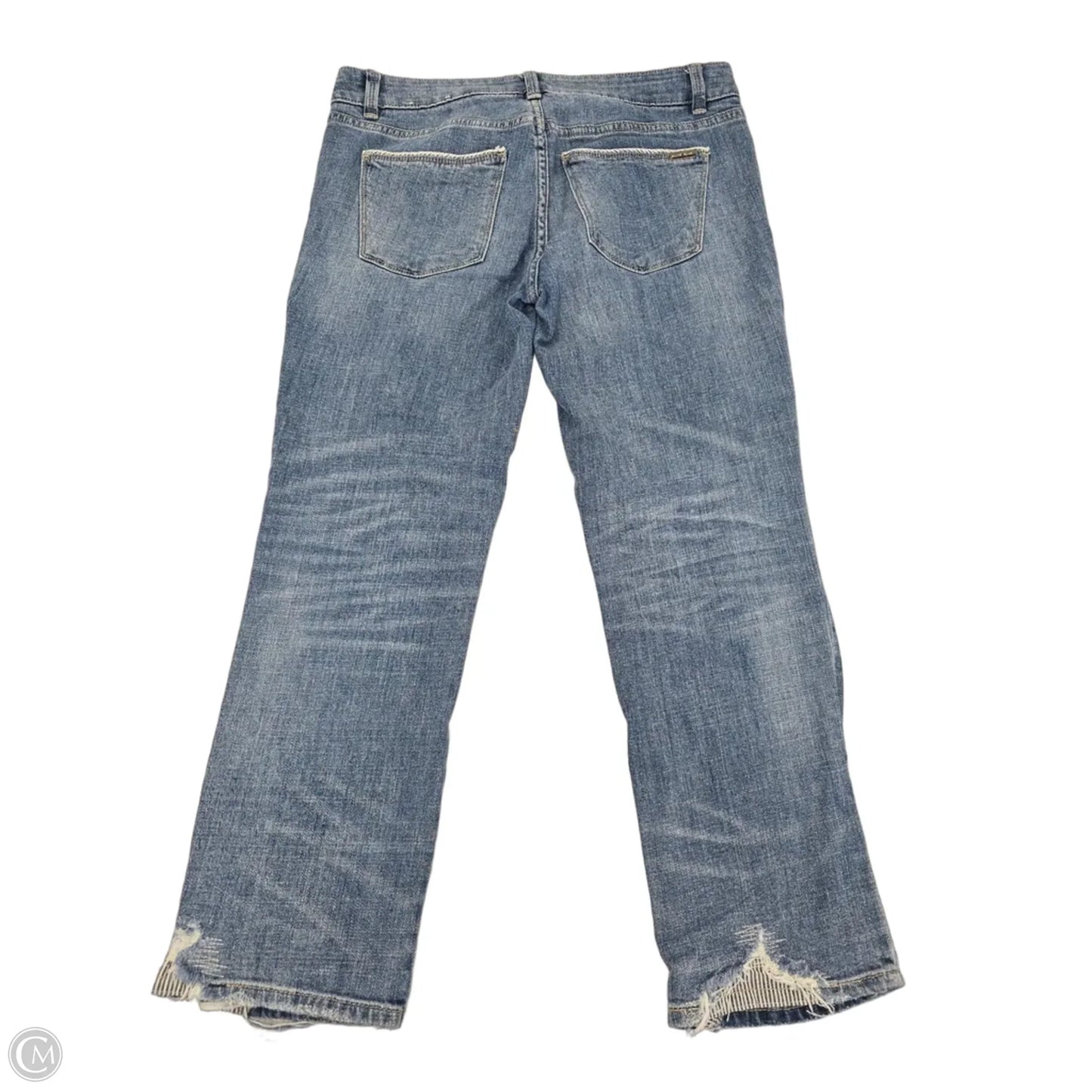 Jeans Straight By White House Black Market In Blue Denim, Size: 6
