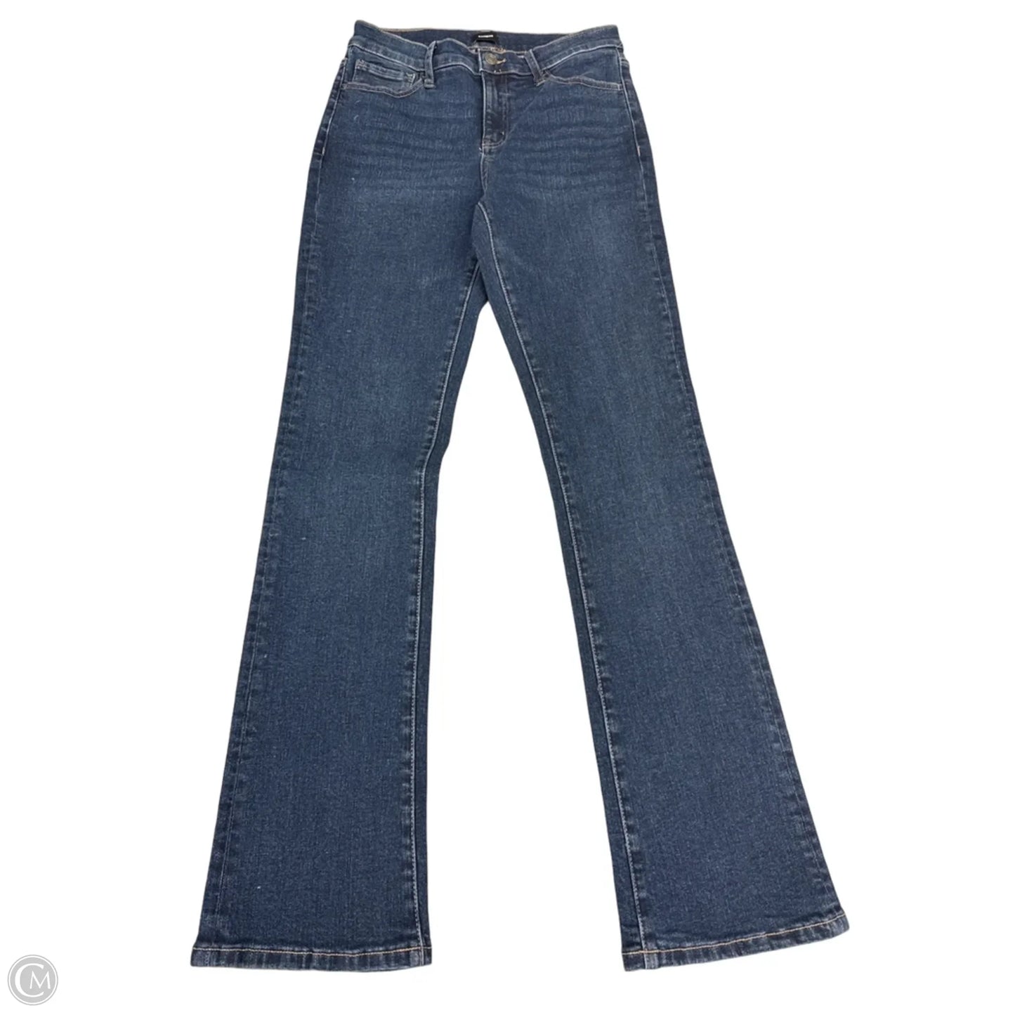 Jeans Boot Cut By Express In Blue Denim, Size: 8