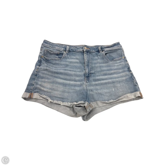 Shorts By American Eagle In Blue Denim, Size: 18