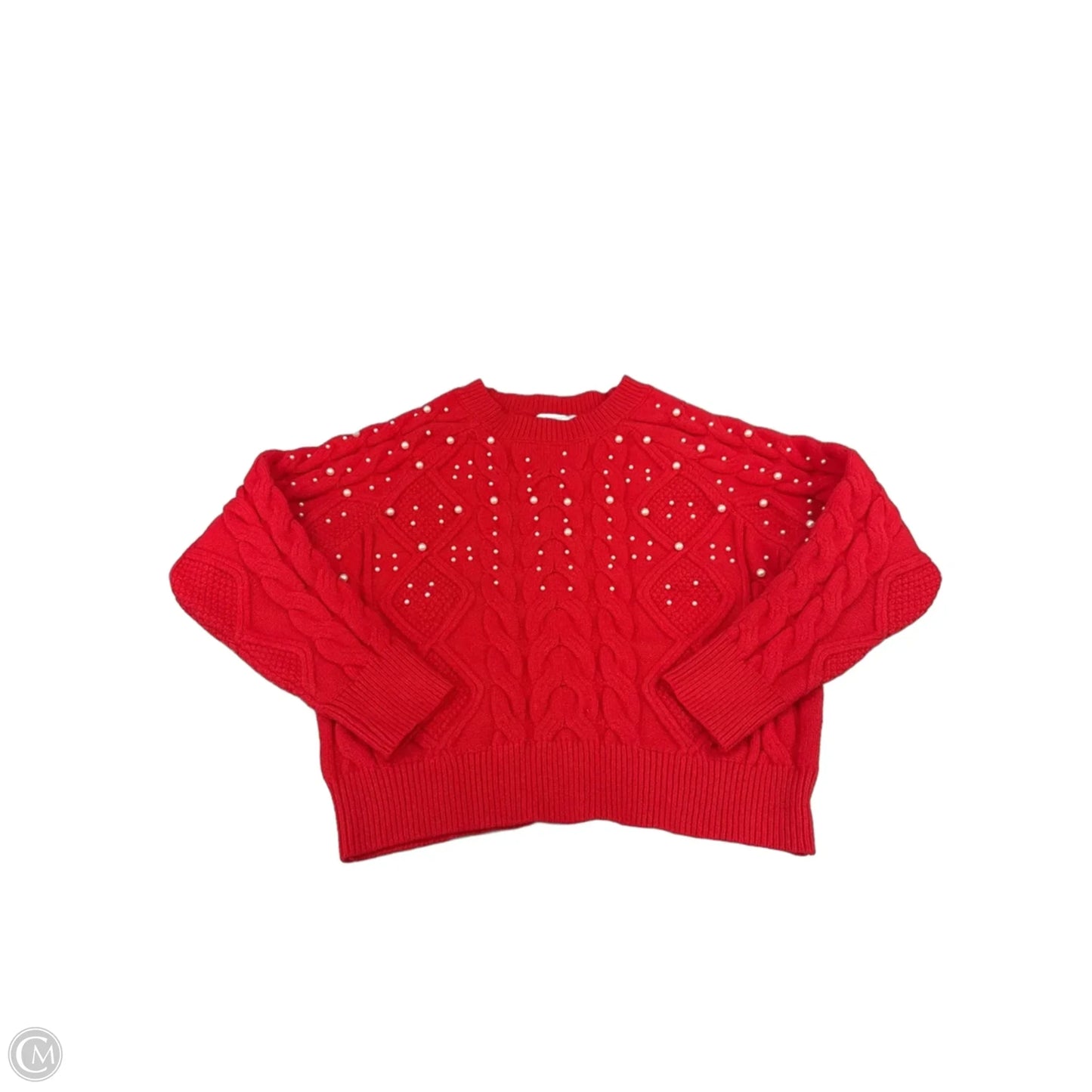 Top Long Sleeve By Francesca’s In Red, Size: S